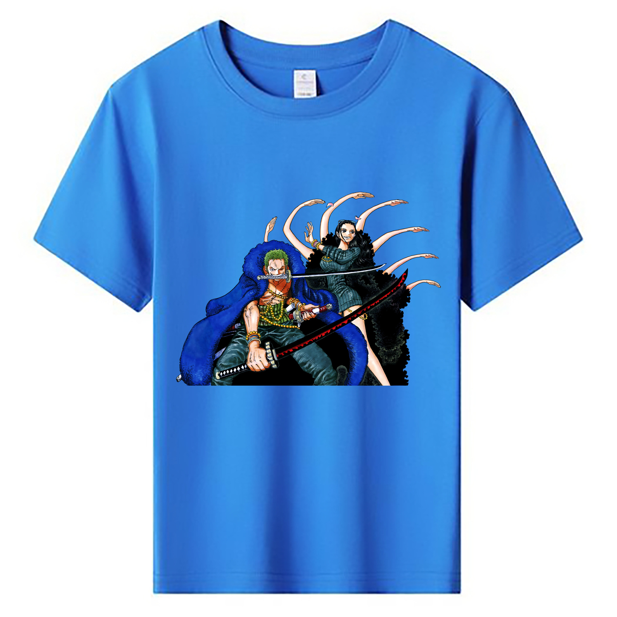 ワンピース ロロノア・ゾロ ONE PIECE Roronoa Zoro 綿100％キッズTシャツ（フロントプリント）